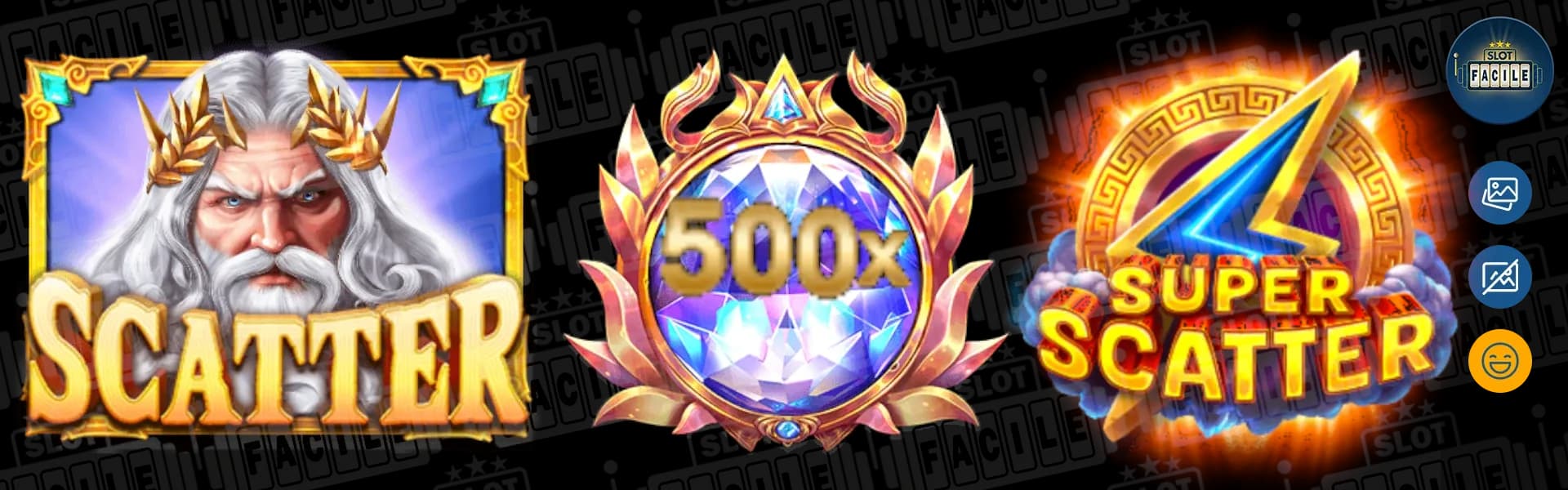 Gates of Olympus Super Scatter gioca gratis su slotfacile simboli speciali.webp